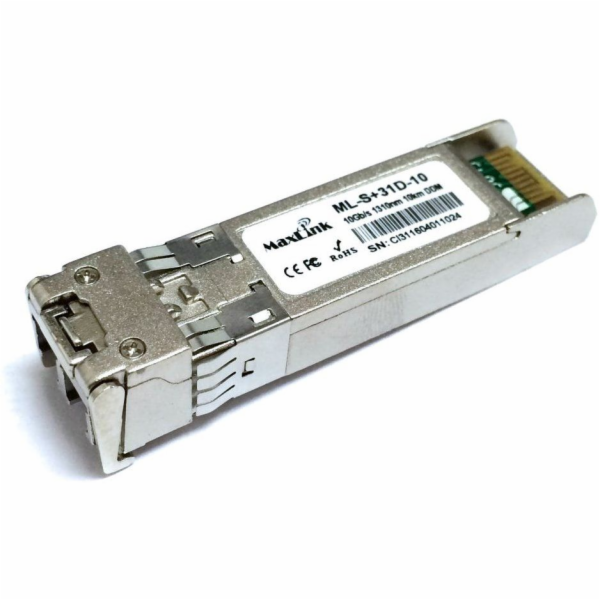 MaxLink 10G SFP+ optický modul, SM, 1310nm, 10km, 2x LC k...