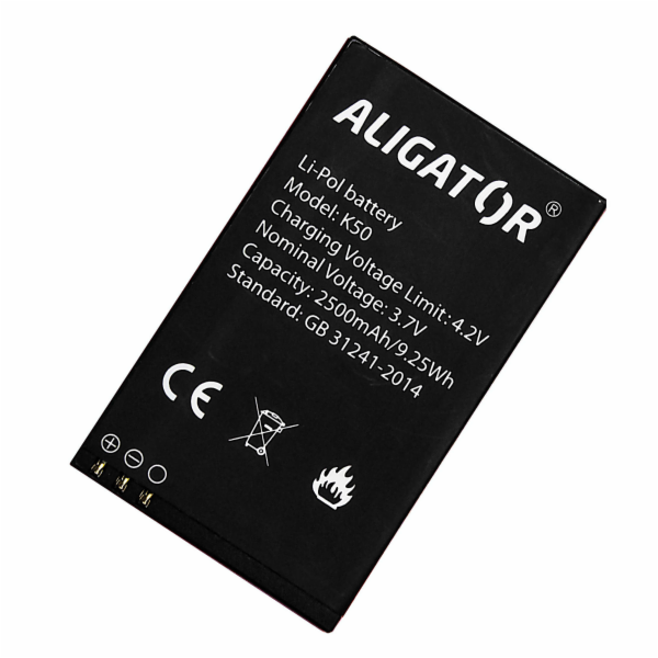 Baterie Aligator K50 eXtremo 2500 mAh Li-Pol