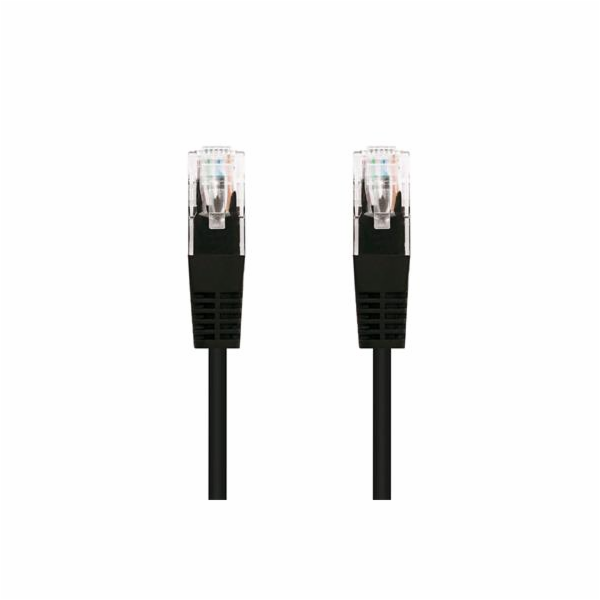 C-TECH Kabel patchcord Cat5e, UTP, černý, 2m