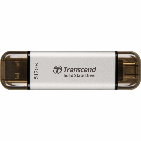 Transcend ESD310S 512GB, External SSD, USB 10Gbps, Type C/A