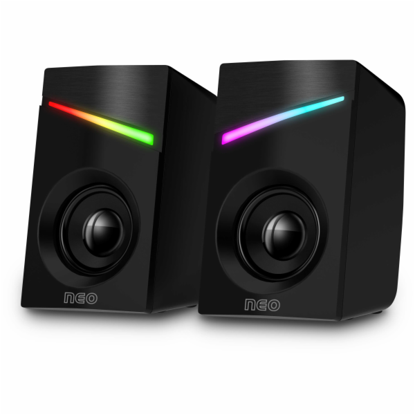 CONNECT IT NEO PC reproduktory 2.0, 3W, RGB podsvícení, 3...