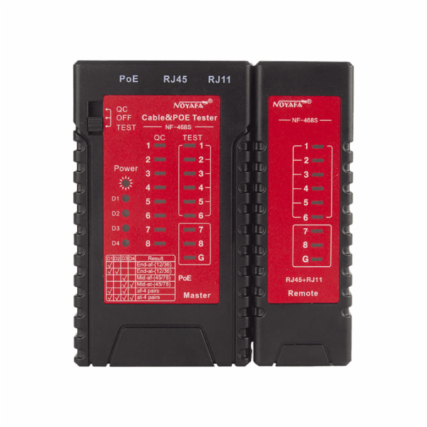 W-star Tester kabelů UTP WSNF468S test POE 802.3at UTP/ST...