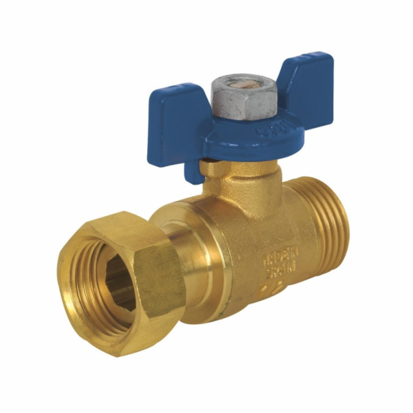 Ventil 02290AZ 1/2" s posuvným připojením, černá rukojeť