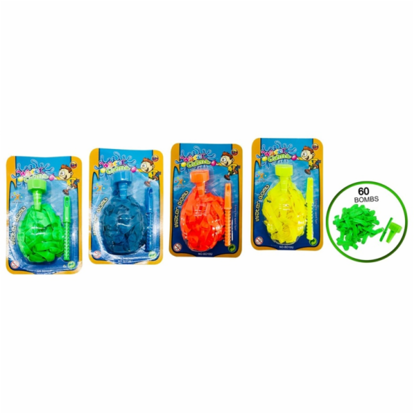 Vodní balónky YB273346, 60 ks.