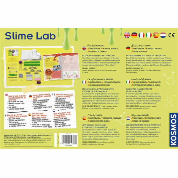 Sada na výrobu slizu Kosmos Slime Lab 1KS616878