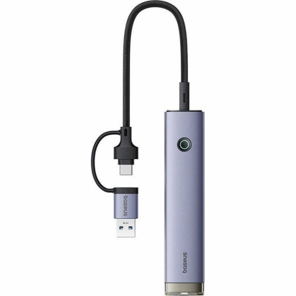 Rozbočovač 4v1 Baseus UltraJoy USB-A&USB-C na 3xUSB3.0+US...