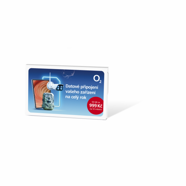 O2 Roční datové připojení 50 GB Bundle 4+1