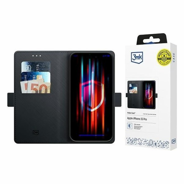 3mk ochranné pouzdro Wallet Case pro Apple iPhone 15 Pro