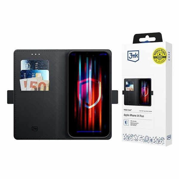 3mk flipové pouzdro Wallet Case pro Apple iPhone 14 Plus