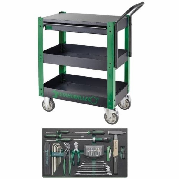Vozík na nářadí Stahlwille SADA NÁŘADÍ (83 PRVKŮ) V SERVI...
