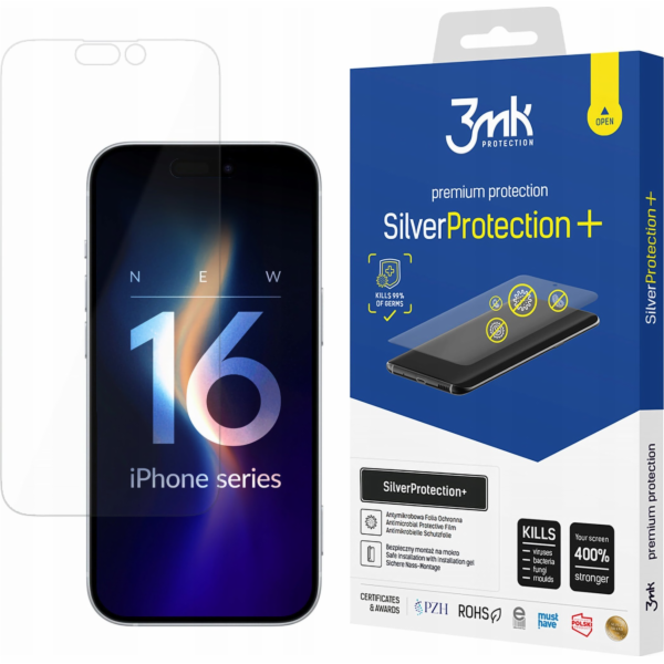 3mk ochranná folie SilverProtection+ pro Apple iPhone 16 ...