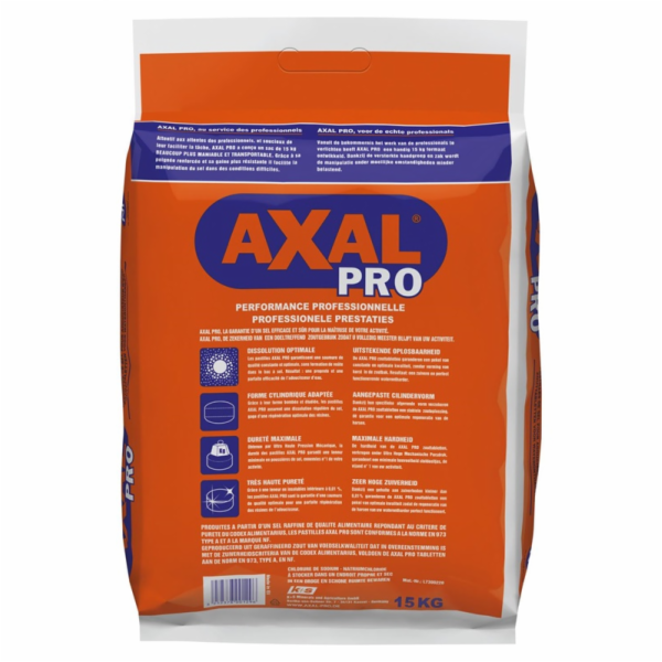 Tablety soli Axal Pro, 15 kg