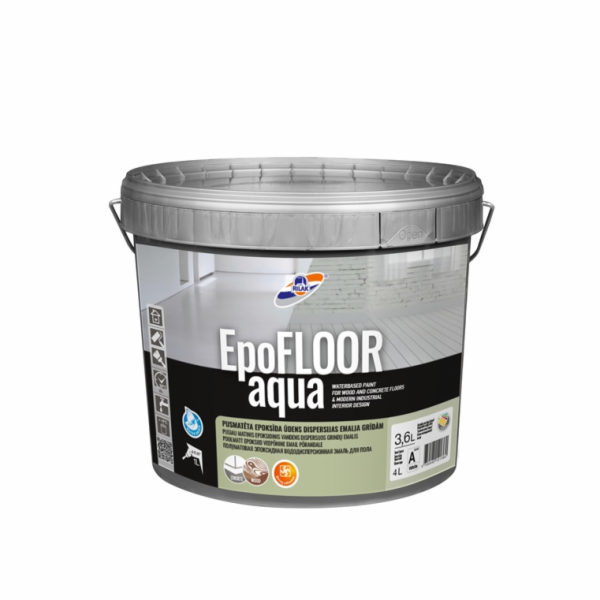 Epoxidové barvy na bázi Rilak Epofloor Aqua A 3,6L