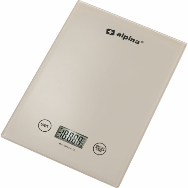Kuchyňská váha digitální 5kg béžová ED-256978
