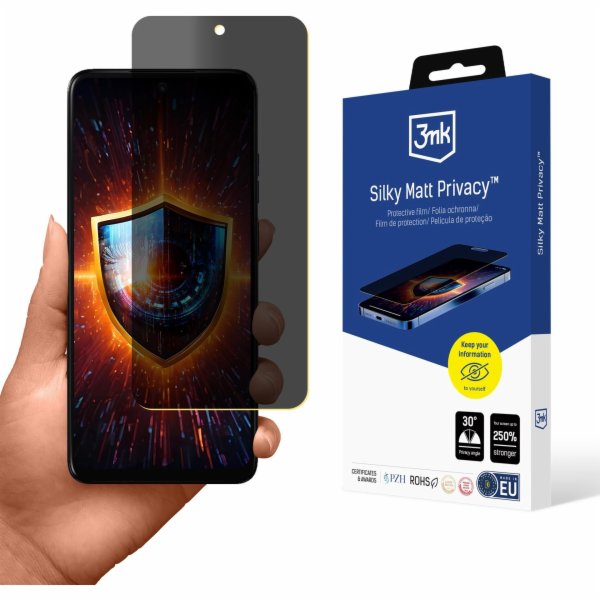 3mk ochranná folie Silky Matt Privacy pro Motorola Moto E15