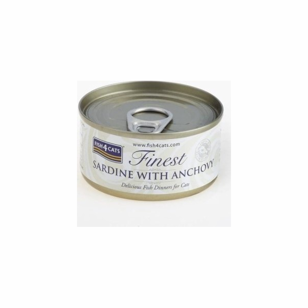 FISH4CATS Sardine with anchovy - mokré krmivo pro kočky -...