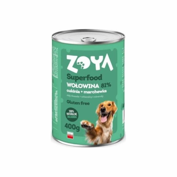 ZOYA Superfood Beef - vlhké krmivo pro psy - 400g