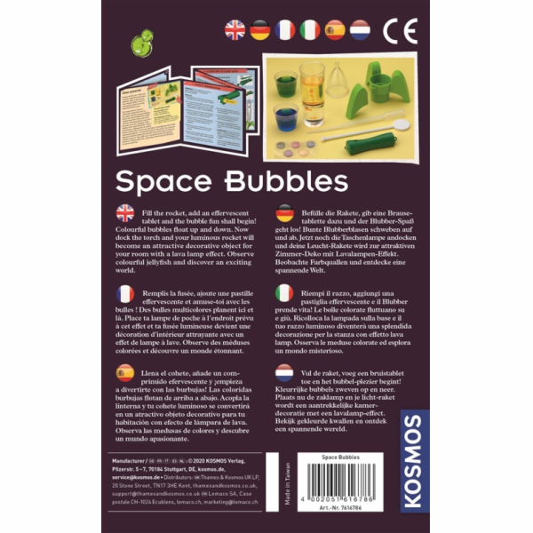 Vzdělávací sada Kosmos Space Bubbles
