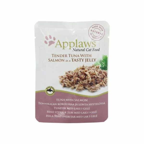 APPLAWS Tuna fillet with salmon in jelly - mokré krmivo p...