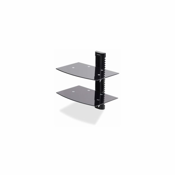 Startech Dual Floating Wall-Mounted AV Shelves, Adjustabl...