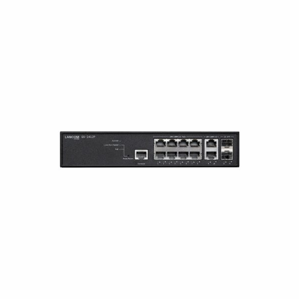 LANCOM GS-2412P - Prepínac - rízený - 8 x 10/100/1000 (Po...