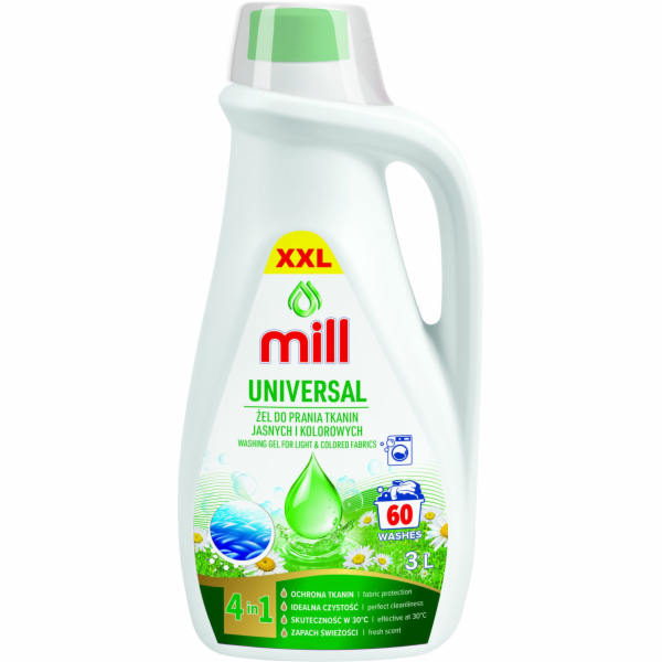 Mill univerzální prací gel 3 l 60 praní