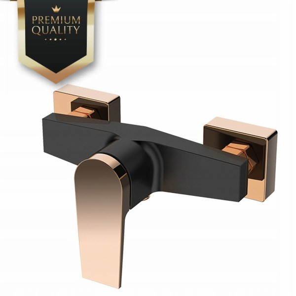 Invena SPRCHOVÁ BATERIE MIDNIGHT TREND ČERNÁ/ ZLATO RŮŽOVÁ