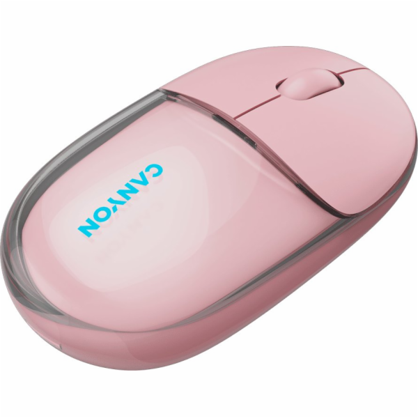 CANYON mouse OnClick 24 BT/ Wireless Transparent/Pink