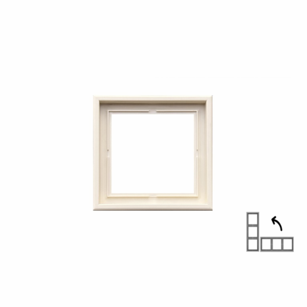 Jednorámečkový LIREGUS MODERN, matná písková barva