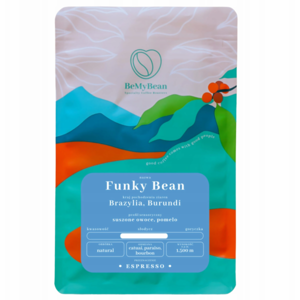 BeMyBean Funky Bean kávová zrna 250 g