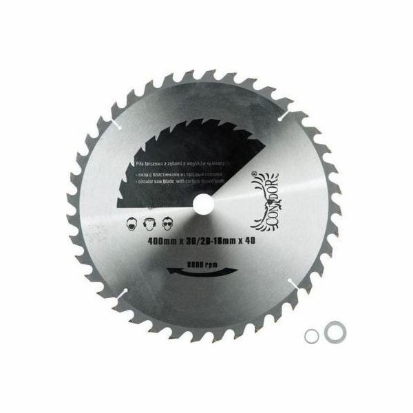 Drel Kotoučová pila 400x30mm, 40 zubů (CON-TCT-4004)