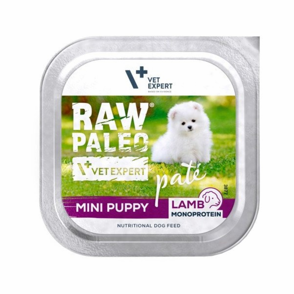 VETEXPERT Raw Paleo Pâte Mini Puppy Lamb - vlhké krmivo p...