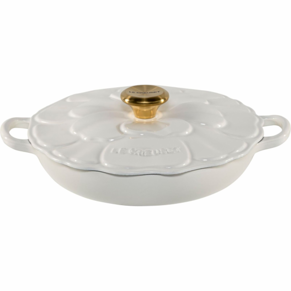 Le Creuset Gourmet-Profitopf Blume 26 cm white