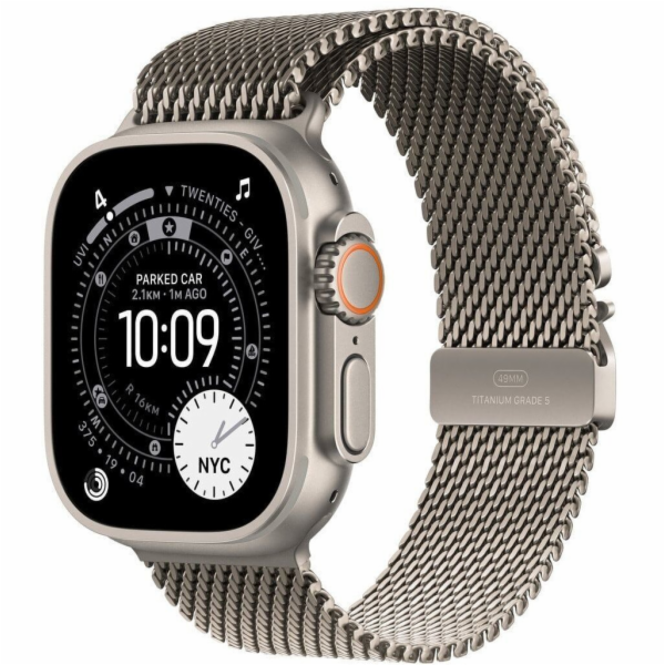 Apple Hodinky Ultra 3 GPS + Cellular, pouzdro z přírodníh...