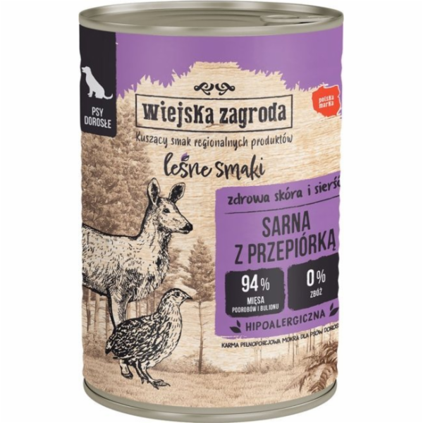 WIEJSKA ZAGRODA Forest Flavours Roe deer with a quail - v...