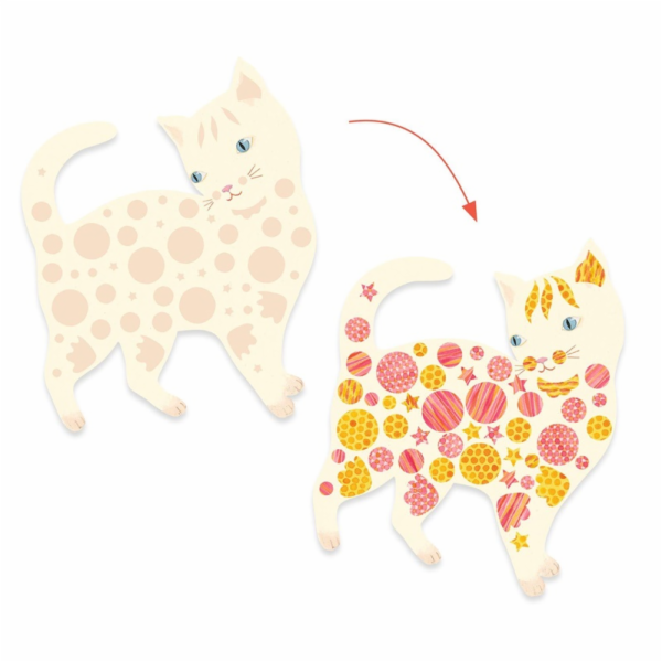 Kreativní sada Djeco Elodie s Cute Cats
