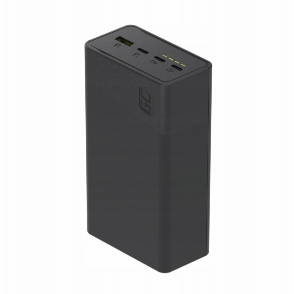 Green Cell Powerbanka 30 000 mAh, 22,5 W, 4 porty, černá