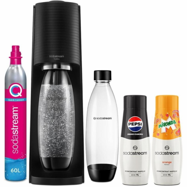SodaStream Terra Black Set