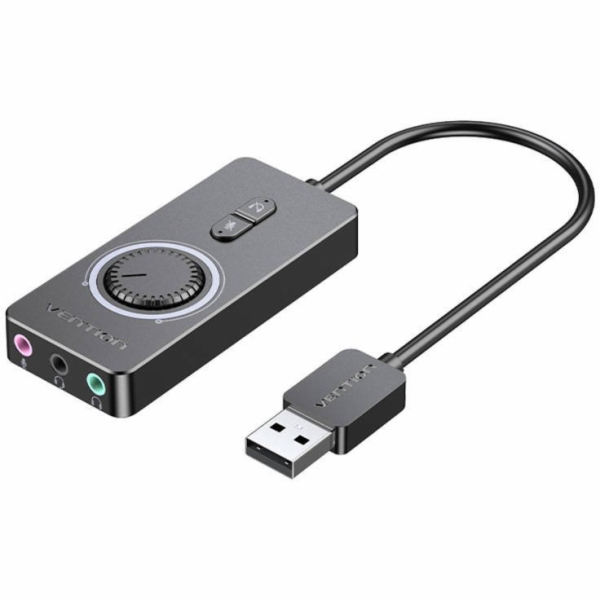 Vention Externí zvuková karta USB 2.0 CDRBF 1m (černá)