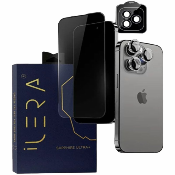 iLera Ochranné sklo Sapphire Ultra + Glass pro iPhone iPh...