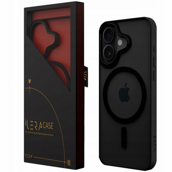 iLera Průhledný kryt o ColorAnt, černý pro iPhone 16 Plus