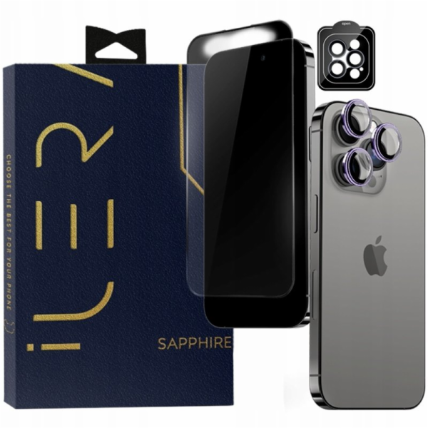 iLera Sapphire Ultra + Glass pro iPhone 15 Pro