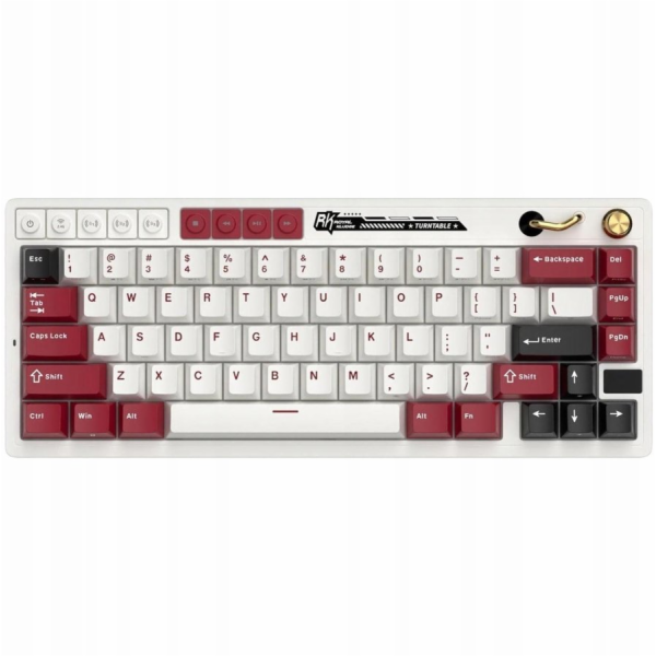 Royal Kludge Herní klávesnice RK M65 Famicom, béžové spínače