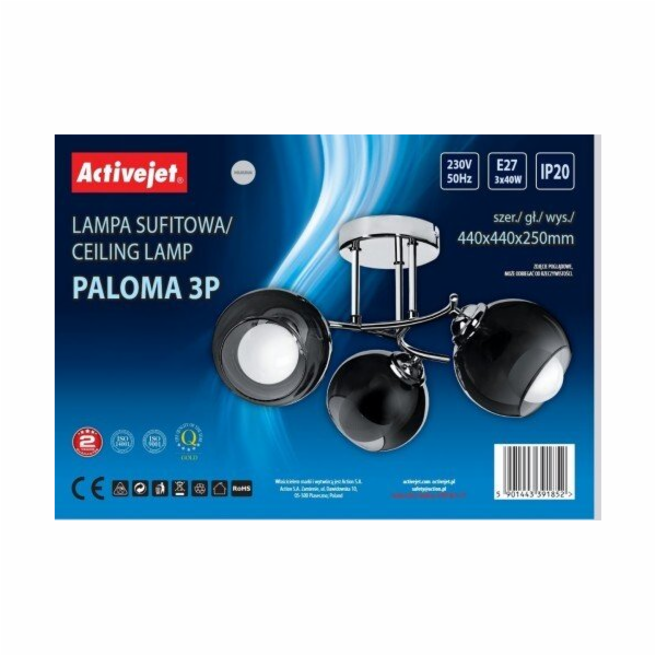 Activejet stropní osvětlení E27 1200 W