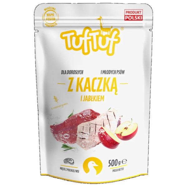 TUF TUF Duck with apple - vlhké krmivo pro psy - 500g