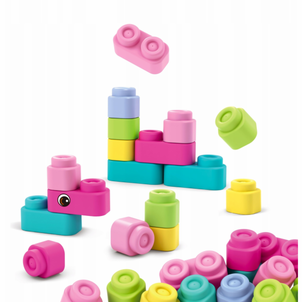 Bounn Soft velké kostky pro dívky 33 dílků