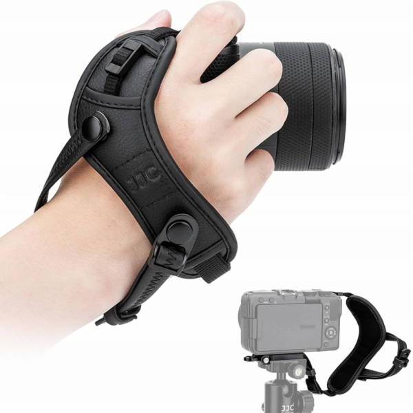 JJC Poutko na zápěstí pro Canon Nikon Sony / HS-MLSE černý