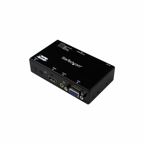 Startech 2x1 VGA + HDMI to HDMI Switch / Selector Box - 1...
