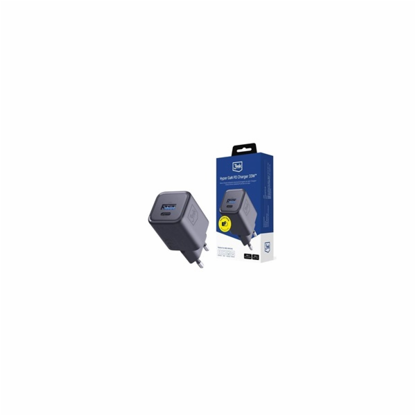 3mk napájecí adaptér Hyper Charger PD 33W GaN QC4+ PPS AF...