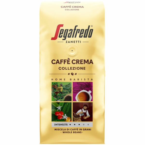 Segafredo Caffe Crema Collezione zrnková káva 1 kg